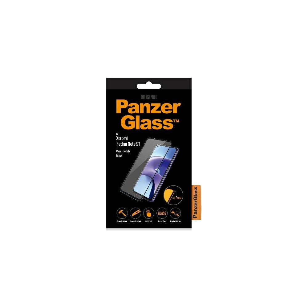 Szkło hartowane PanzerGlass E2E Regular Xiaomi Redmi Note 9T Case Friendly