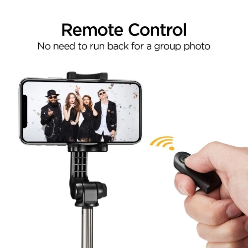 Buy Spigen S540w Wireless Selfie Stick Tripod Black - SPN732BLK - {ean13} - Home Screen Store Europe