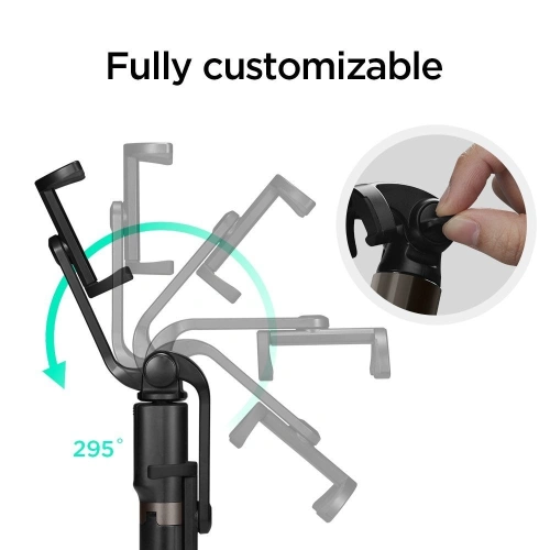 Buy Spigen S540w Wireless Selfie Stick Tripod Black - SPN732BLK - {ean13} - Home Screen Store Europe