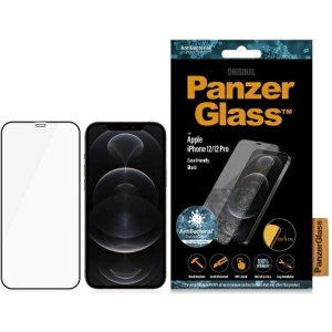 Kup Edzett üveg PanzerGlass E2E Super+ Apple iPhone 12/12 Pro Case Friendly Antibakteriális Mikrotörés fekete/black - PZG218 - {ean13} - Sklep Home Screen