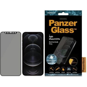 Kup Edzett üveg PanzerGlass E2E Super+ Apple iPhone 12/12 Pro Case Friendly Antibakteriális Mikrorepedéses Privacy fekete/black - PZG219 - {ean13} - Sklep Home Screen