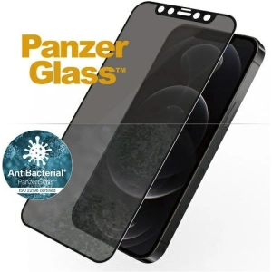 Kup Szkło hartowane PanzerGlass E2E Super+ Apple iPhone 12/12 Pro Case Friendly AntiBacterial Microfracture Privacy czarny/black - PZG219 - {ean13} - Sklep Home Screen