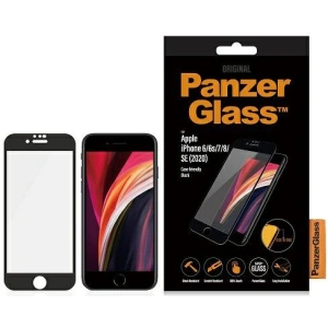 Buy PanzerGlass E2E Super+ Apple iPhone SE 2022/SE 2020/8/7 Case Friendly black - PZG221 - {ean13} - Home Screen Store Europe