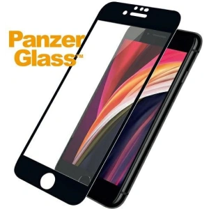 Kup PanzerGlass Apple Gehärtetes Glas E2E Super+ iPhone SE 2022/SE 2020/8/7 Case Friendly schwarz/schwarz - PZG221 - {ean13} - Sklep Home Screen