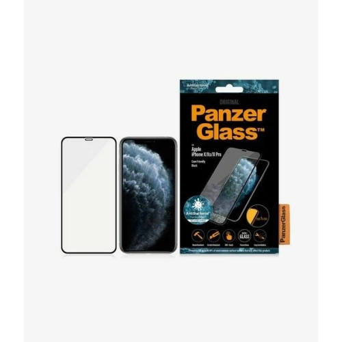 Kup Sticlă întărită PanzerGlass E2E Super+ Apple iPhone 11 Pro/XS/X Case Friendly negru/black - PZG222 - {ean13} - Sklep Home Screen