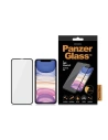 PanzerGlass Apple Gehärtetes Glas E2E Super+ iPhone 11/XR Hülle Friendly schwarz/schwarz