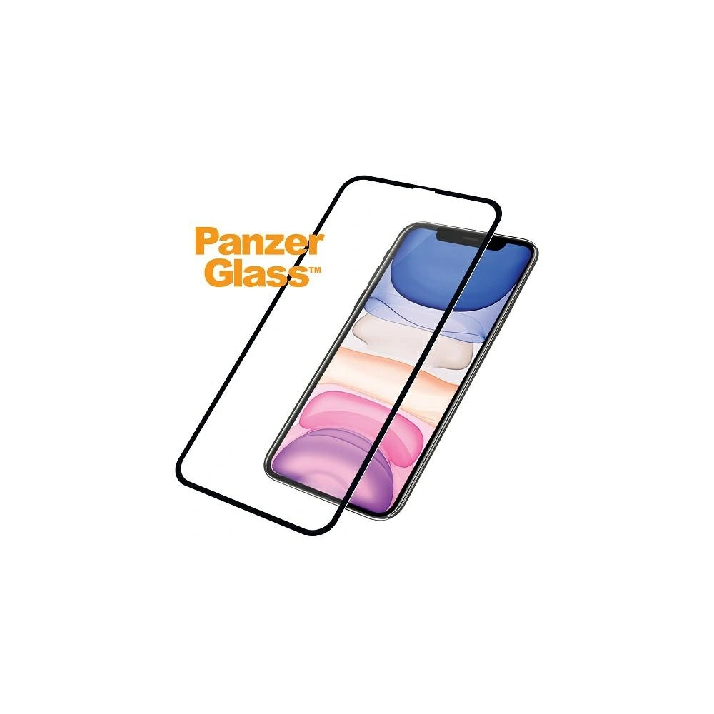 Szkło hartowane PanzerGlass E2E Super+ Apple iPhone 11/XR Case Friendly czarny/black