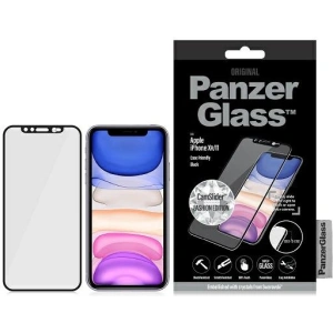 Kup PanzerGlass Apple Gehärtetes Glas E2E Super+ iPhone 11/XR Case Friendly Swarovsky CamSlider schwarz/schwarz - PZG226 - {ean13} - Sklep Home Screen