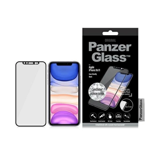 Kup Zpevněné sklo PanzerGlass E2E Super+ Apple iPhone 11/XR Case Friendly Swarovsky CamSlider černý/black - PZG226 - {ean13} - Sklep Home Screen