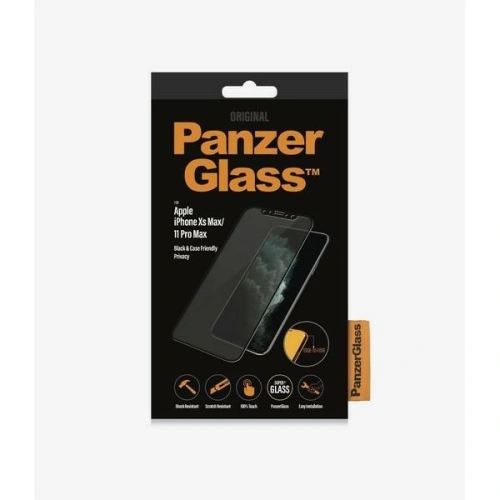 Buy PanzerGlass E2E Super+ Apple iPhone 11 Pro Max/XS Max Case Friendly Privacy black - PZG229 - {ean13} - Home Screen Store Europe
