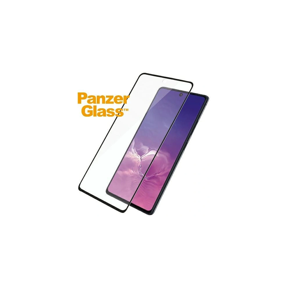 Szkło hartowane PanzerGlass E2E Super+ Samsung Galaxy S10 Lite/M51  Case Friendly czarny/black
