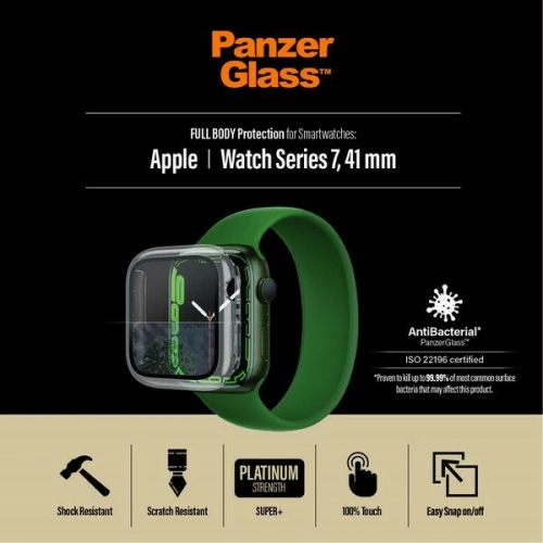 Kup Gehärtetes Glas PanzerGlass Full Body Apple Watch 7 41mm transparent AB 3658 - PZG250 - {ean13} - Sklep Home Screen