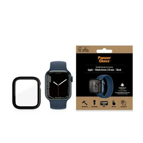 Kup Gehärtetes Glas PanzerGlass Full Body Apple Watch 7 45mm schwarz/black AB 3664 - PZG251 - {ean13} - Sklep Home Screen