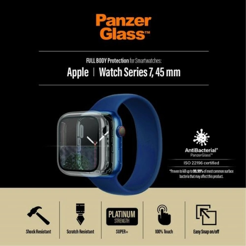 Kup Szkło hartowane PanzerGlass Full Body Apple Watch 7 45mm transparent AB 3659 - PZG252 - {ean13} - Sklep Home Screen