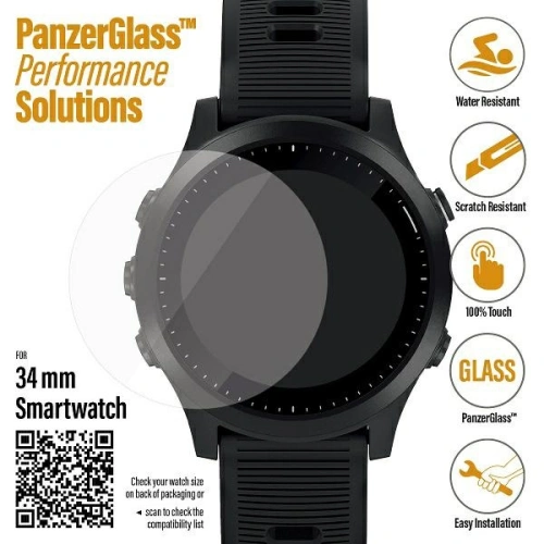Kup Tvrdé sklo PanzerGlass Samsung Galaxy Watch 3 34mm Garmin Forerunner 645/645 Music/Fossil Q Venture Gen 4/Skagen Falster 2 - PZG255 - {ean13} - Sklep Home Screen