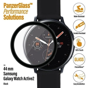 Kup PanzerGlass Samsung Gehärtetes Glas Galaxy Watch Active 2 44mm schwarz/schwarz - PZG263 - {ean13} - Sklep Home Screen