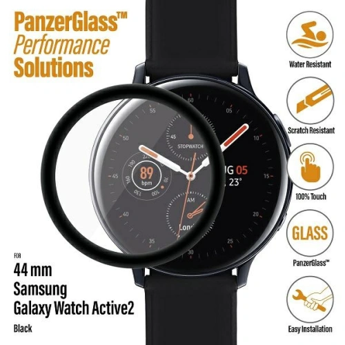 Kup PanzerGlass Samsung Gehärtetes Glas Galaxy Watch Active 2 44mm schwarz/schwarz - PZG263 - {ean13} - Sklep Home Screen
