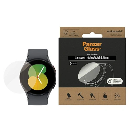 Kup Sticlă securizată PanzerGlass Samsung Galaxy Watch Classic 5 40mm Protecție pentru ecran Antibacteriană 3674 - PZG266 - {ean13} - Sklep Home Screen