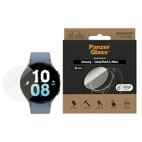 Kup Edzett üveg PanzerGlass Samsung Galaxy Watch Classic 5 44mm Képernyővédő Antibakteriális 3675 - PZG267 - {ean13} - Sklep Home Screen