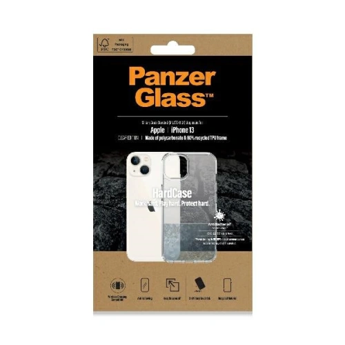 Kup Etui PanzerGlass HardCase Apple iPhone 13 antibacterian de grad militar transparent 0316 - PZG273 - {ean13} - Sklep Home Screen