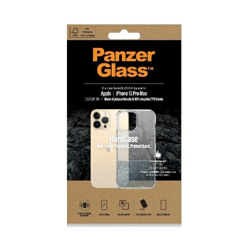 Kup Etui PanzerGlass HardCase Apple iPhone 13 Pro Max Antibakteriální vojenské třídy čiré 0317 - PZG276 - {ean13} - Sklep Home Screen