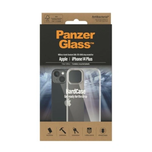 Kup Etui PanzerGlass HardCase Apple iPhone 14 Plus / 15 Plus Antibacterial de grad militar transparent 0403 - PZG278 - {ean13} - Sklep Home Screen