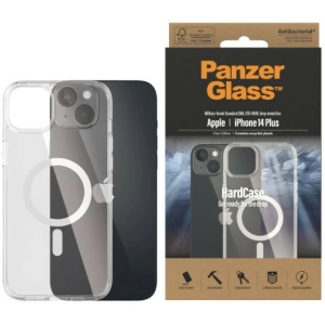 Etui PanzerGlass HardCase Apple iPhone 14 Plus / 15 Plus MagSafe Antibacterial Military grade transparent 0411