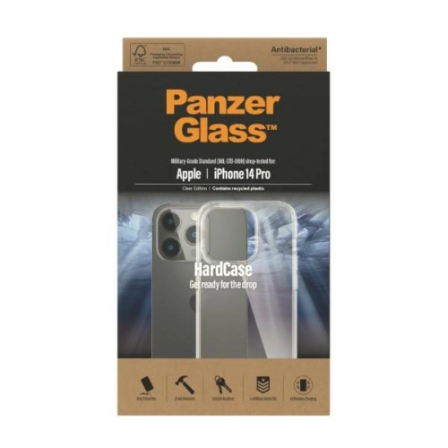 Kup Etui PanzerGlass HardCase Apple iPhone 14 Pro Antibacterial Military grade transparent 0402 - PZG280 - {ean13} - Sklep Home Screen