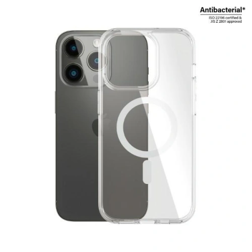 Kup Etui PanzerGlass HardCase Apple iPhone 14 Pro Mag Safe Antibacterial de grad militar transparent 0410 - PZG281 - {ean13} - Sklep Home Screen