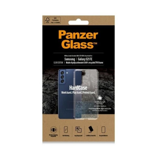 Buy PanzerGlass HardCase Samsung Galaxy S21 FE Antibacterial Military grade clear 0325 - PZG289 - {ean13} - Home Screen Store Europe
