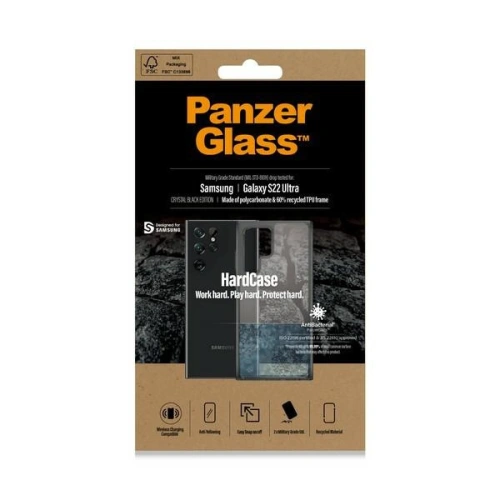 Kup Etui PanzerGlass HardCase Samsung Galaxy S22 Ultra G908 Antibakteriální vojenské kvality čiré - PZG291 - {ean13} - Sklep Home Screen
