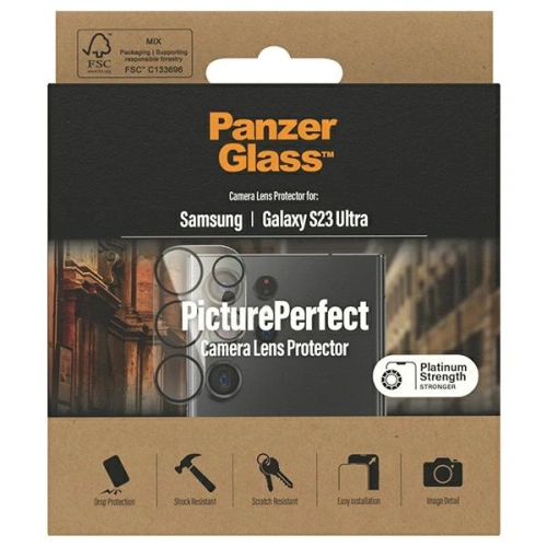 Buy PanzerGlass Picture Perfect Samsung Galaxy S23 Ultra 0441 camera lens - PZG297 - {ean13} - Home Screen Store Europe