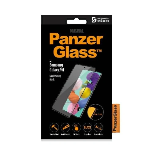 Buy PanzerGlass Pro E2E Regular Samsung Galaxy A51 Case Friendly black - PZG300 - {ean13} - Home Screen Store Europe