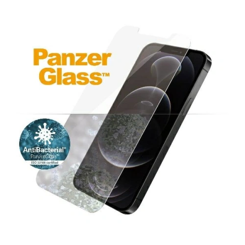Kup Szkło hartowane PanzerGlass Pro Standard Super+ Apple iPhone 12/12 Pro Antibacterial - PZG307 - {ean13} - Sklep Home Screen