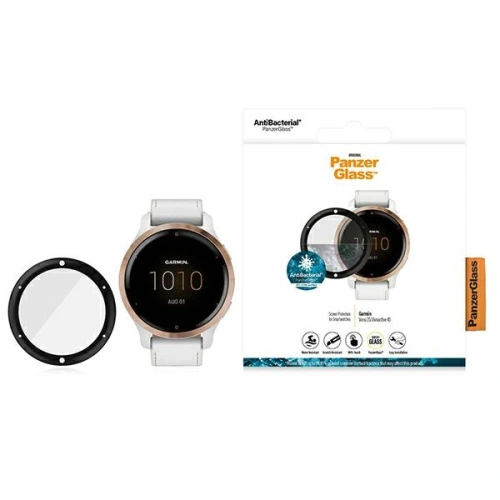 Kup PanzerGlass Gehärtetes Glas SmartWatch Garmin Venu 2S/Vivoactive 4s schwarz/schwarz 3653 - PZG314 - {ean13} - Sklep Home Screen