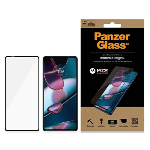 Kup PanzerGlass Gehärtetes Glas Special Edition Motorola Edge 30 Pro schwarz/schwarz 6559 - PZG315 - {ean13} - Sklep Home Screen