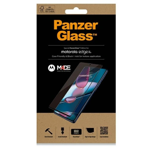 Kup Sticlă securizată PanzerGlass Special Edition Motorola Edge 30 Pro negru/black 6559 - PZG315 - {ean13} - Sklep Home Screen