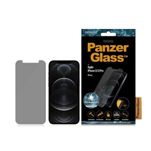 Kup Szkło hartowane PanzerGlass Standard Super+ Apple iPhone 12/12 Pro Privacy Antibacterial - PZG321 - {ean13} - Sklep Home Screen