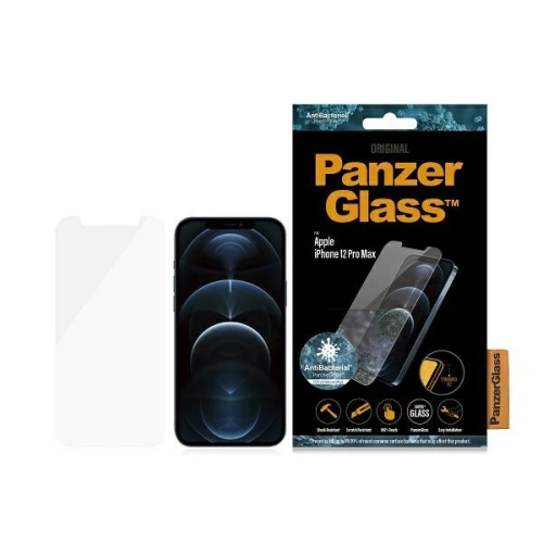 Kup PanzerGlass Apple Gehärtetes Glas Standard Super+ iPhone 12 Pro Max Antibakteriell - PZG324 - {ean13} - Sklep Home Screen