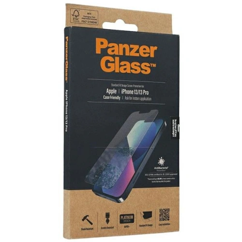 Kup Szkło hartowane PanzerGlass Standard Super+ Apple iPhone 16e / 14 / 13 / 13 Pro Antibacterial PRO2742 - PZG326 - {ean13} - Sklep Home Screen