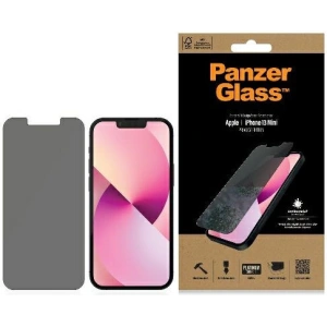 Szkło hartowane PanzerGlass Standard Super+ Apple iPhone 13 mini Privacy Antibacterial P2741