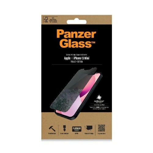 Kup PanzerGlass Apple Gehärtetes Glas Standard Super+ iPhone 13 mini Datenschutz Antibakteriell P2741 - PZG328 - {ean13} - Sklep Home Screen