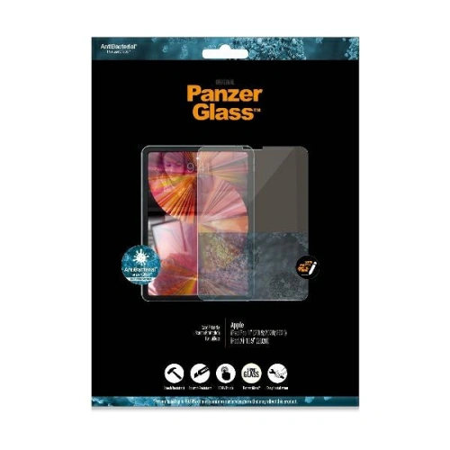 Kup PanzerGlass Apple Gehärtetes Glas Super+ iPad Air 10.9 2020/2022 (4., 5. Generation) / iPad Pro 11 2018/2020/2021 (1., 2., 3. Generation) / iPad Air 11 2024 (6. Generation) Gehäusefreundlich, antibakteriell - PZG335 - {ean13} - Sklep Home Screen