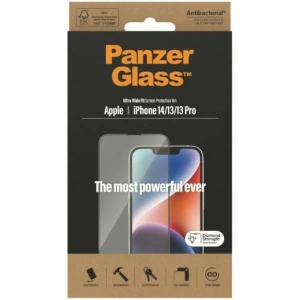 Kup Szkło hartowane PanzerGlass Ultra-Wide Fit Apple iPhone 14/13/13 Pro Screen Protection Antibacterial 2771 - PZG340 - {ean13} - Sklep Home Screen
