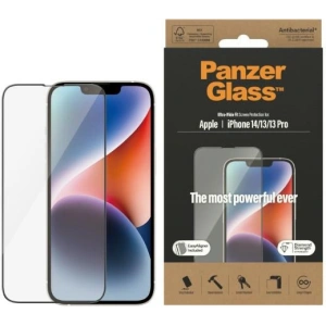 Kup Szkło hartowane PanzerGlass Ultra-Wide Fit Apple iPhone 14/13/13 Pro Screen Protection Antibacterial Easy Aligner Included 2783 - PZG341 - {ean13} - Sklep Home Screen