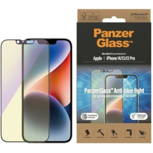 Kup Szkło hartowane PanzerGlass Ultra-Wide Fit Apple iPhone 14/13/13 Pro Screen Protection Antibacterial Easy Aligner Included Anti-blue light 2791 - PZG342 - {ean13} - Sklep Home Screen