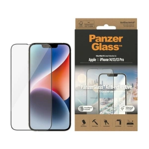 Kup Szkło hartowane PanzerGlass Ultra-Wide Fit Apple iPhone 14/13/13 Pro Screen Protection Anti-reflective Antibacterial Easy Aligner Included 2787 - PZG343 - {ean13} - Sklep Home Screen