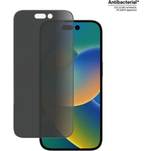 Szkło hartowane PanzerGlass Ultra-Wide Fit Apple iPhone 14 Pro Privacy Screen Protection Antibacterial Easy Aligner Included P2784