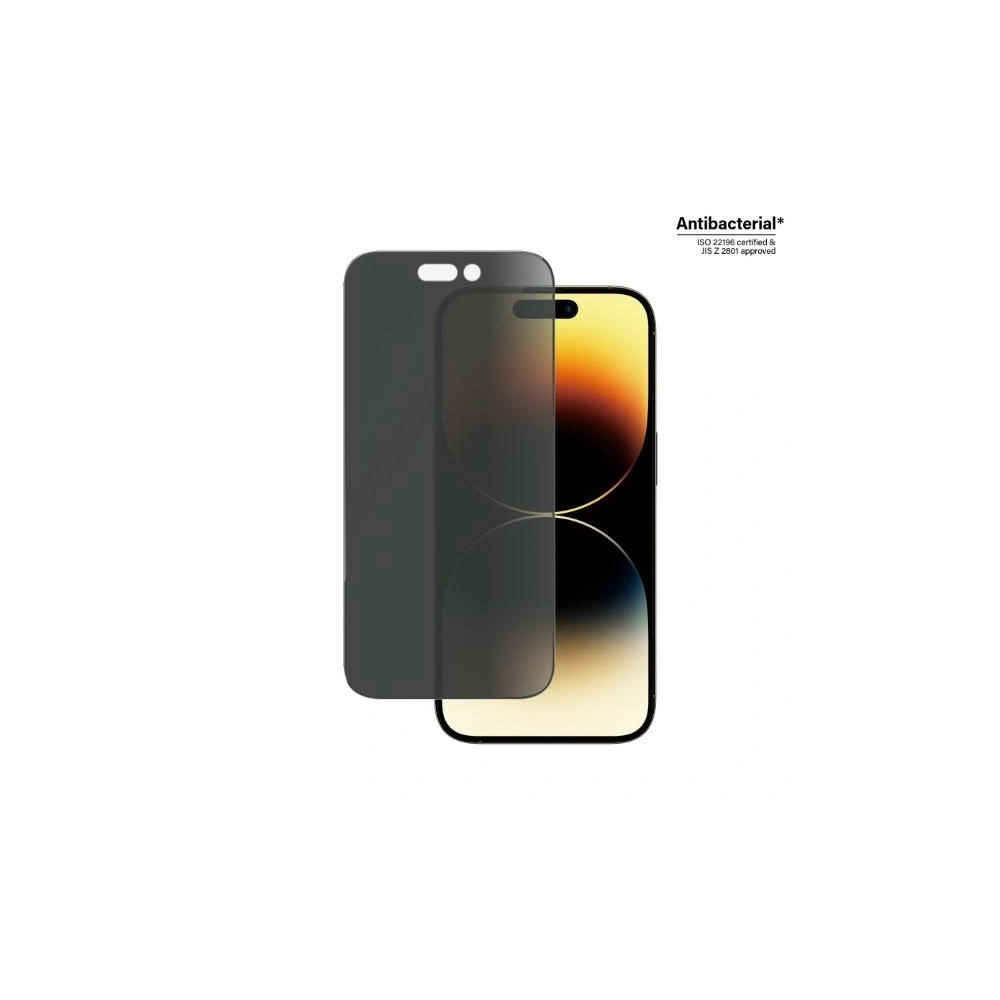 Szkło hartowane PanzerGlass Ultra-Wide Fit Apple iPhone 14 Pro Privacy Screen Protection Antibacterial P2772