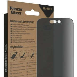 Kup Szkło hartowane PanzerGlass Ultra-Wide Fit Apple iPhone 14 Pro Privacy Screen Protection Antibacterial P2772 - PZG345 - {ean13} - Sklep Home Screen